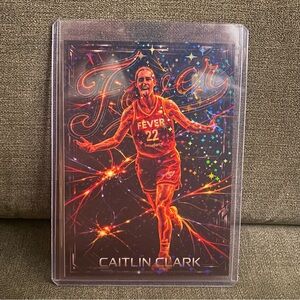 Jumbo Custom Caitlin Clark 4 by 6 in Star parallel card!! Fever WNBA